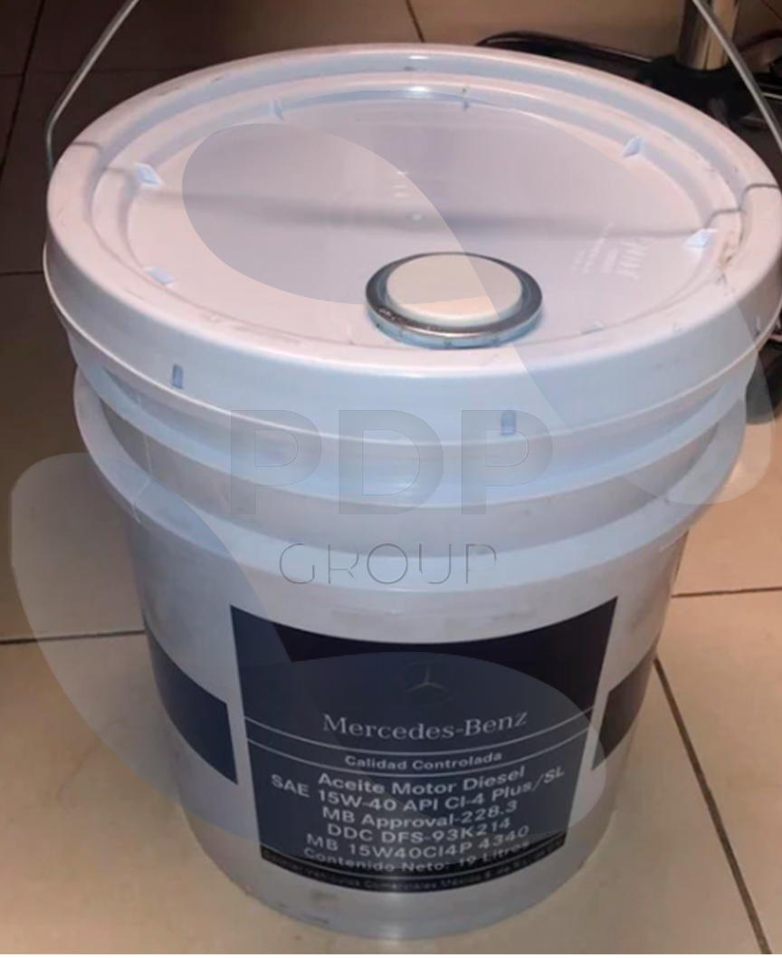 ACEITE MINERAL 15W40 CI4/SL  PLUS DIESEL CUBEETA 19 L USD