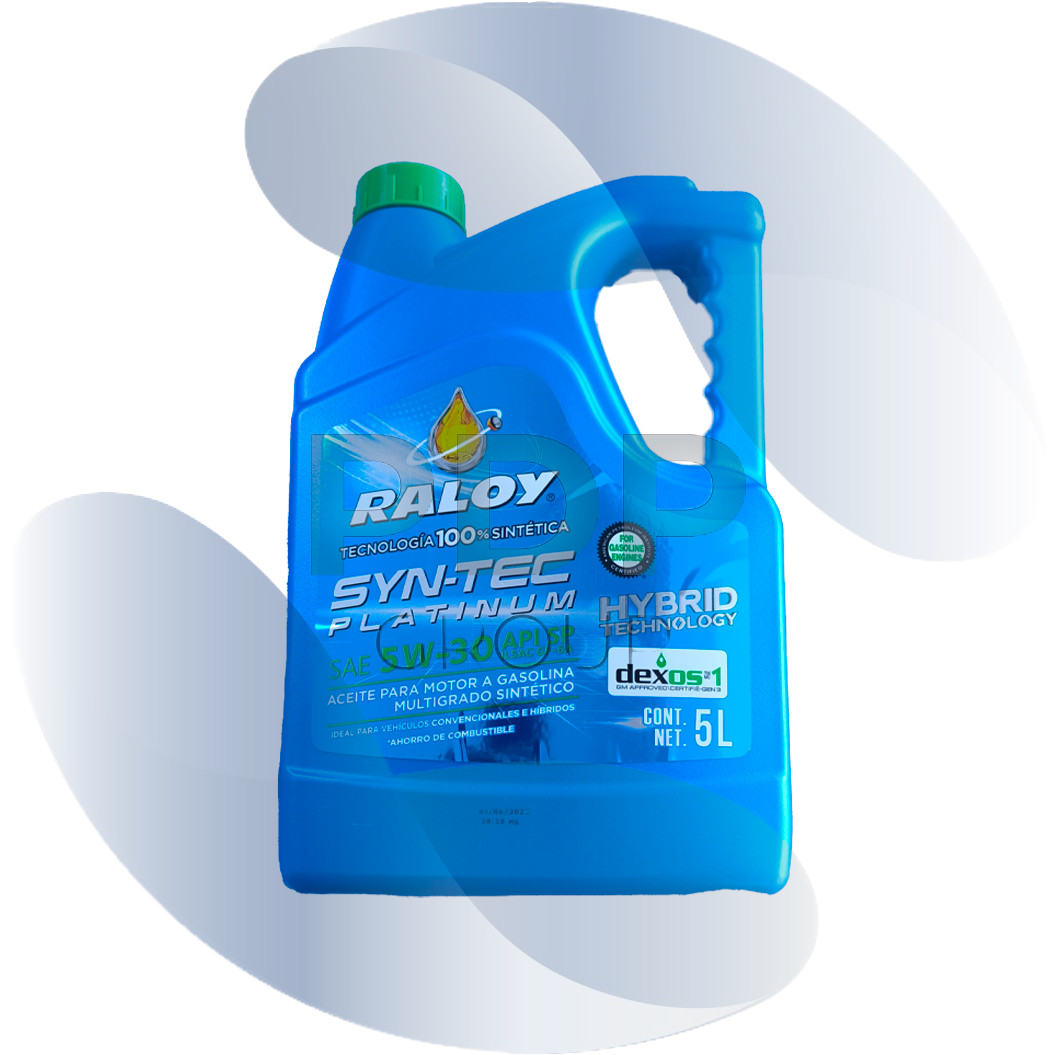 ACEITE RALOY SYB-TEC PLTINUM SAE P11641 CAJA PZ (4) 5 LTS