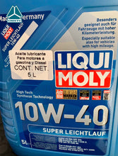 Load image into Gallery viewer, ACEITE SINTETICO 10W40 LIQUI MOLY 5 L C3 USD
